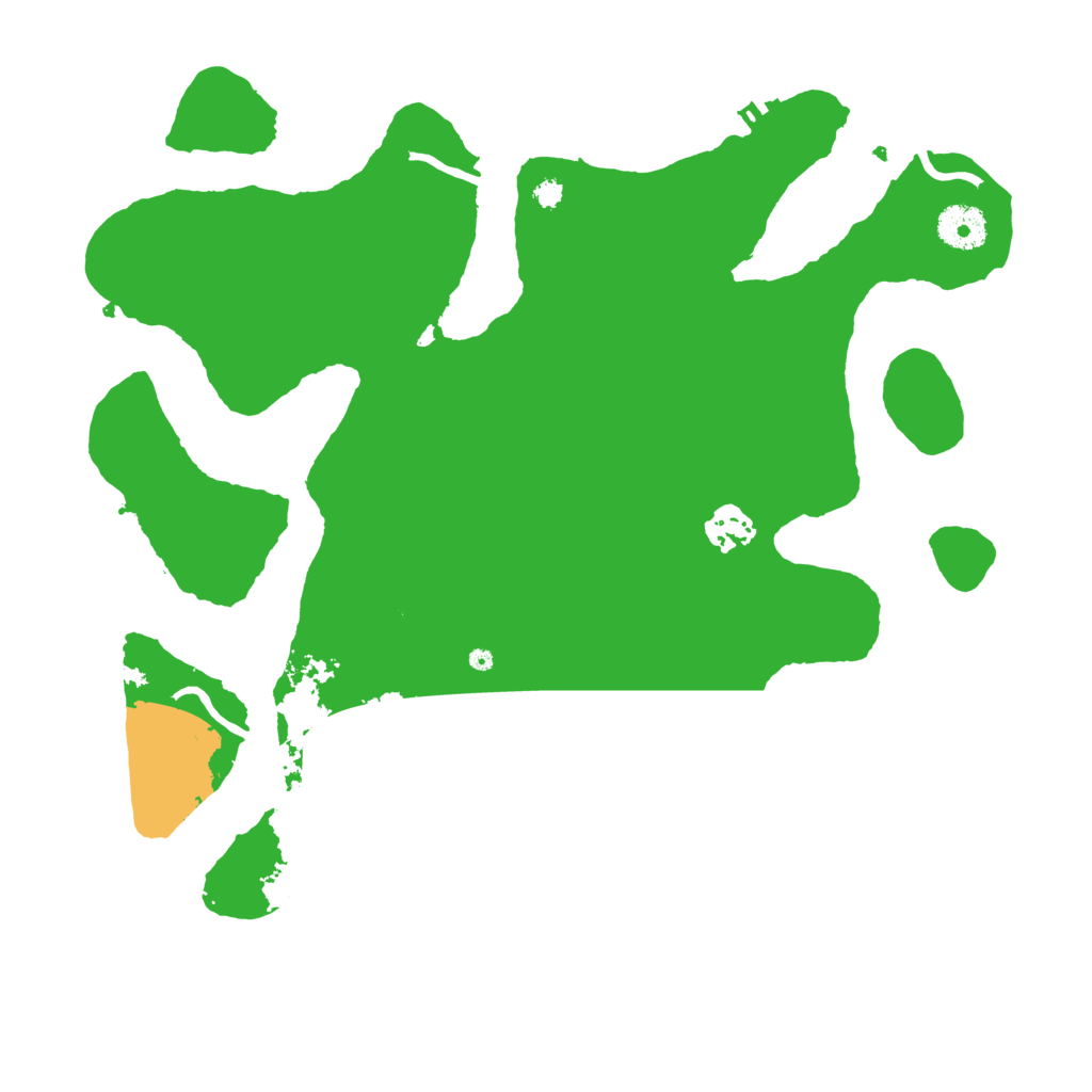 Biome Rust Map: Procedural Map, Size: 3500, Seed: 1070243531