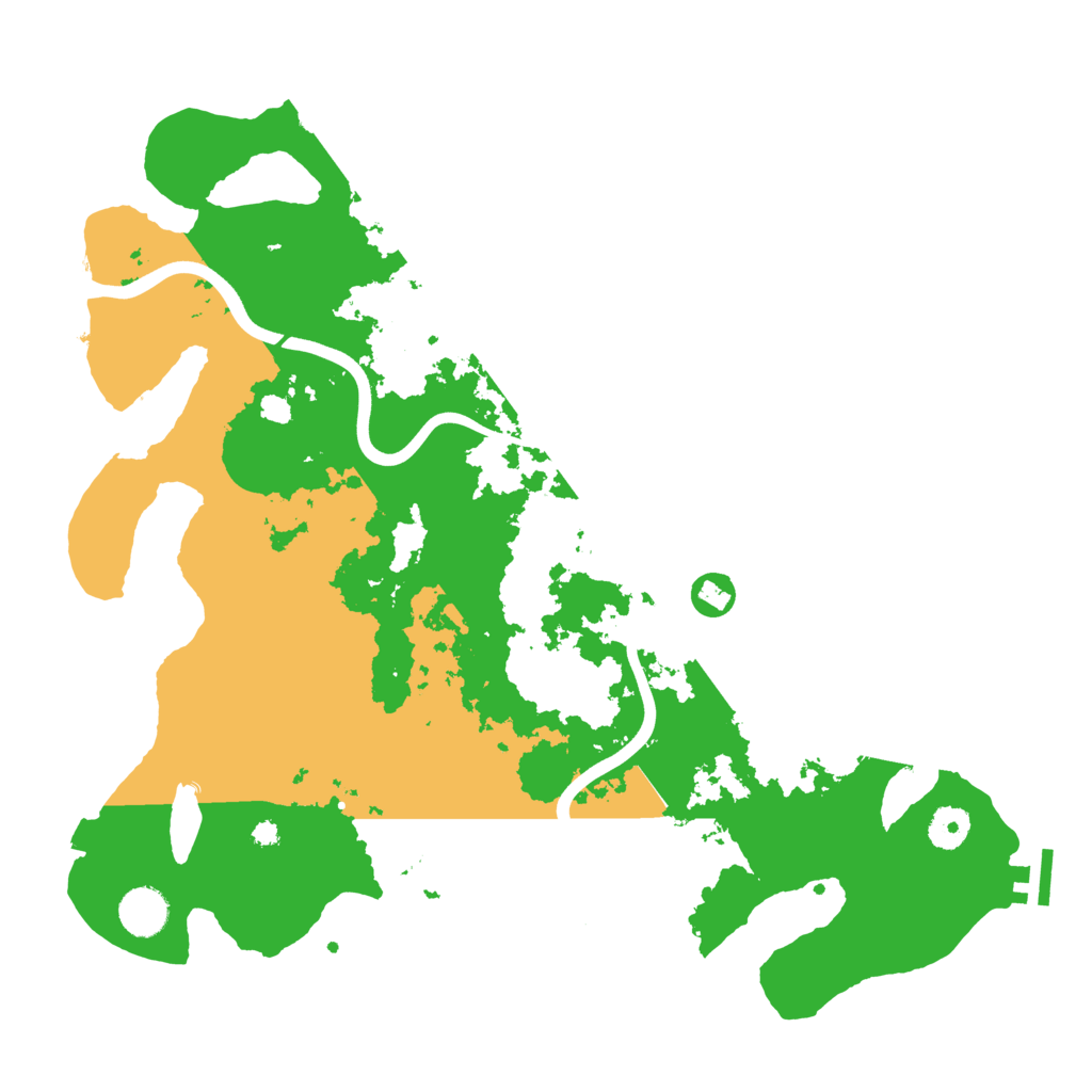 Biome Rust Map: Procedural Map, Size: 3900, Seed: 2048756