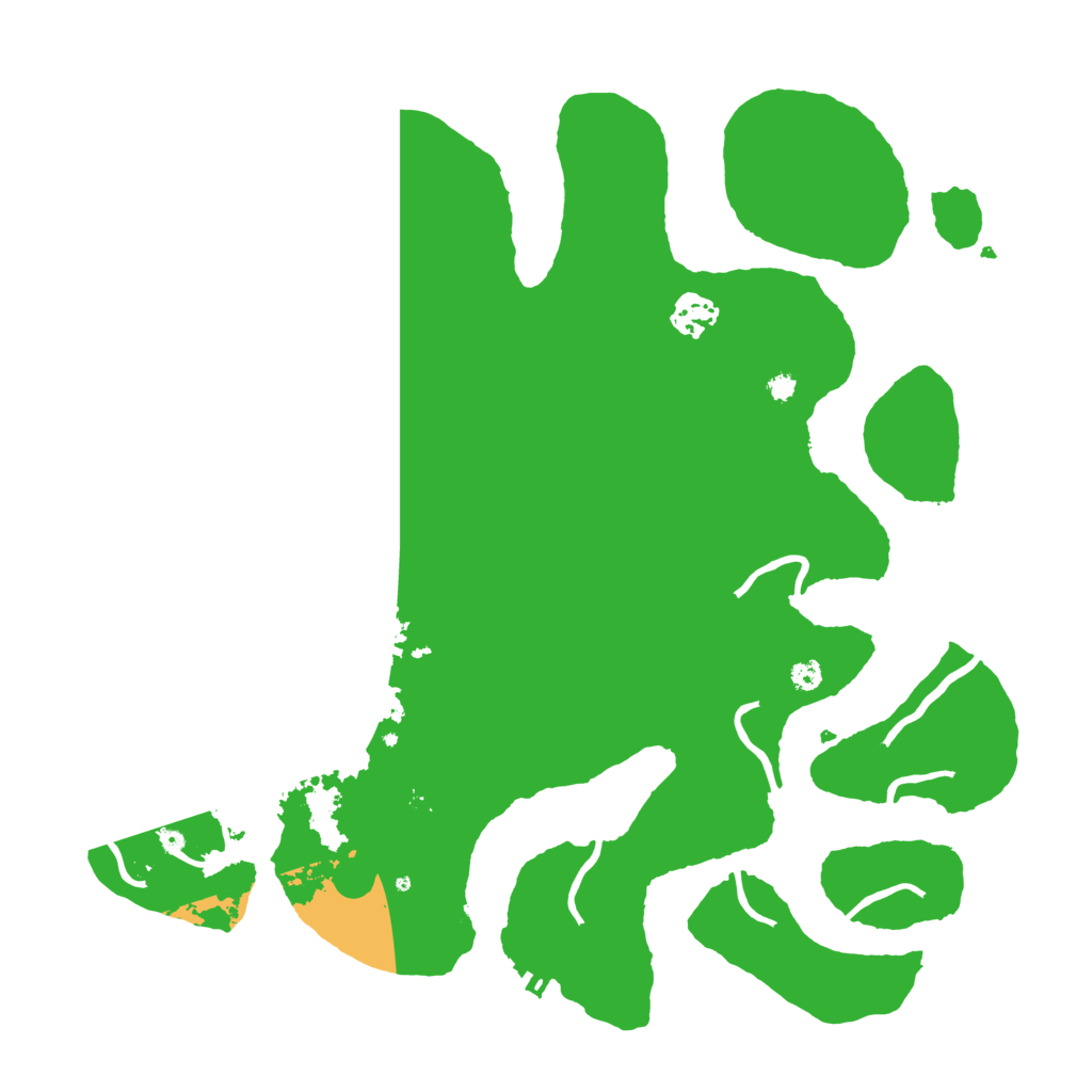 Biome Rust Map: Procedural Map, Size: 3650, Seed: 1095002652