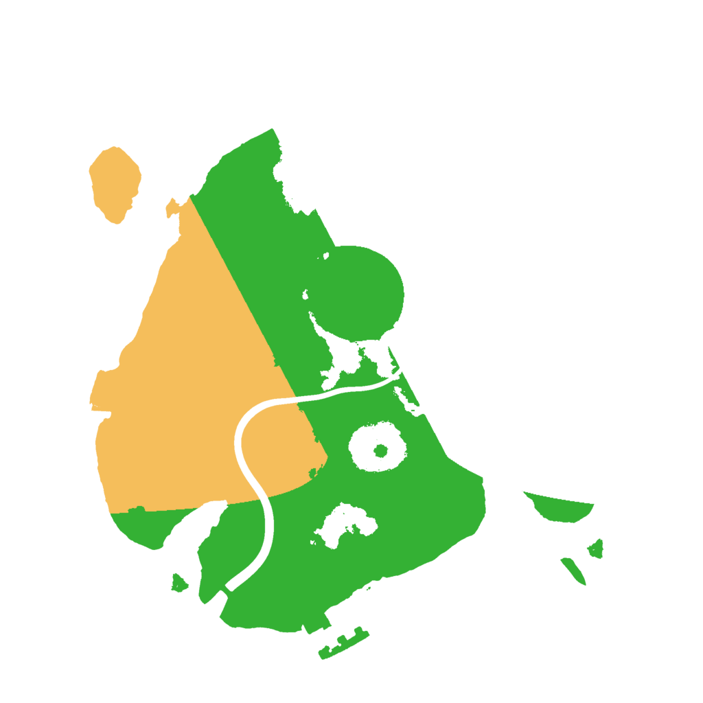 Biome Rust Map: Procedural Map, Size: 2000, Seed: 2167