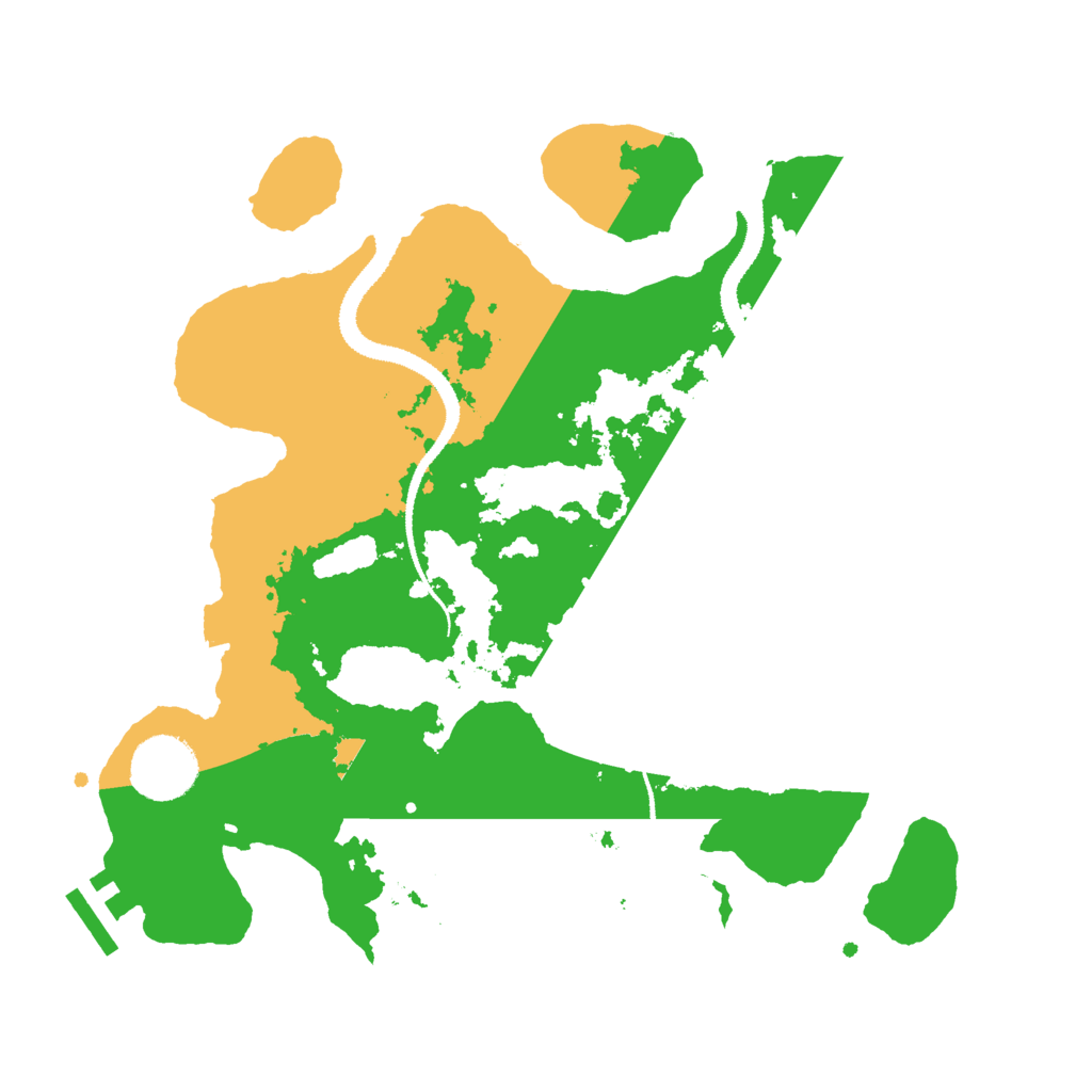 Biome Rust Map: Procedural Map, Size: 3000, Seed: 14378