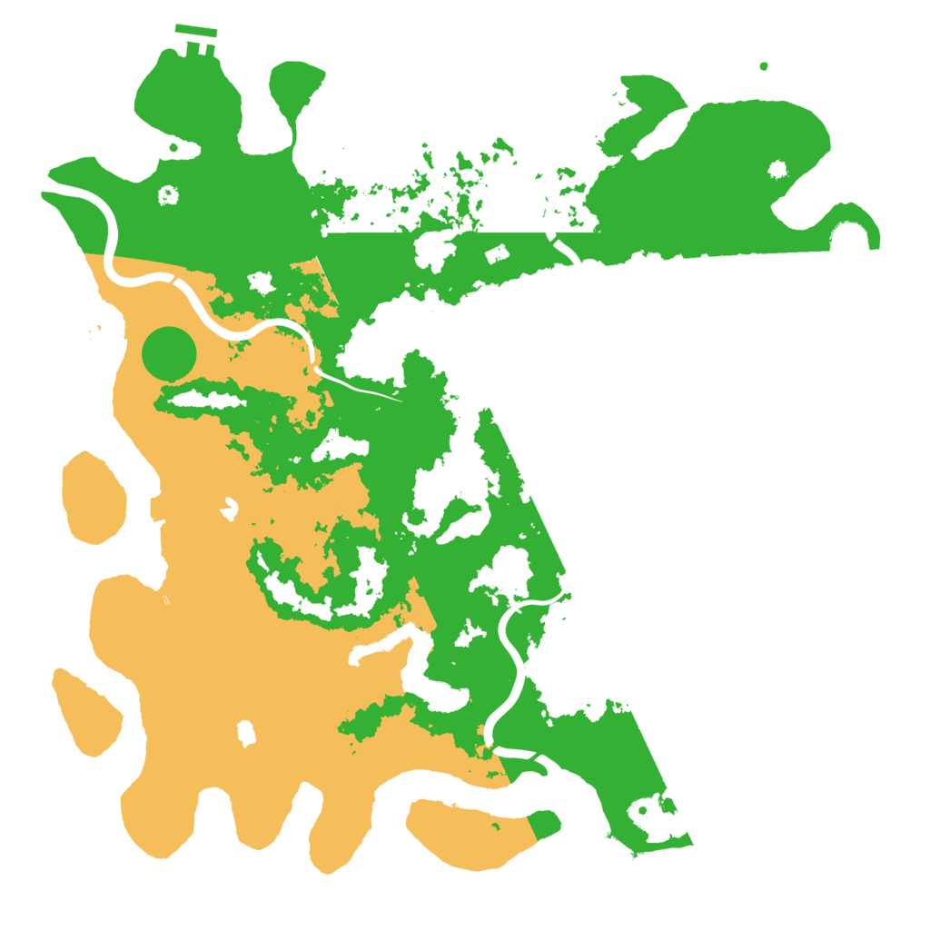 Biome Rust Map: Procedural Map, Size: 4500, Seed: 1179678495