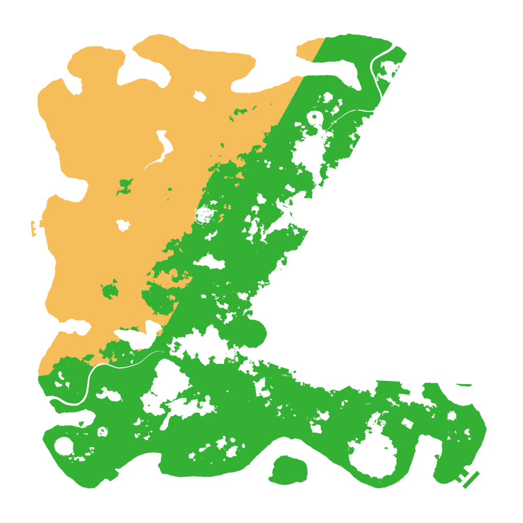 Biome Rust Map: Procedural Map, Size: 5000, Seed: 1023241324