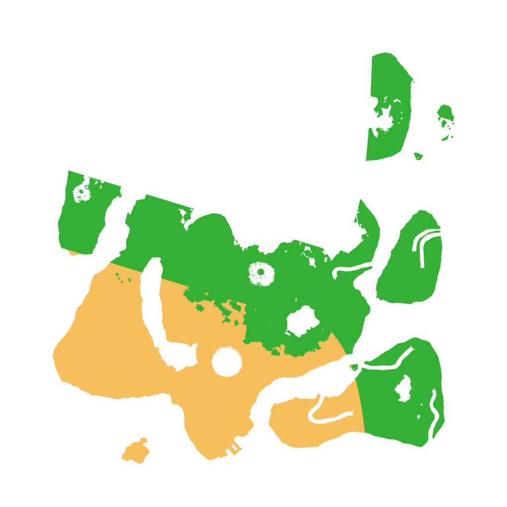 Biome Rust Map: Procedural Map, Size: 3000, Seed: 928235308