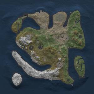 Thumbnail Rust Map: Procedural Map, Size: 3000, Seed: 101, 17 Monuments