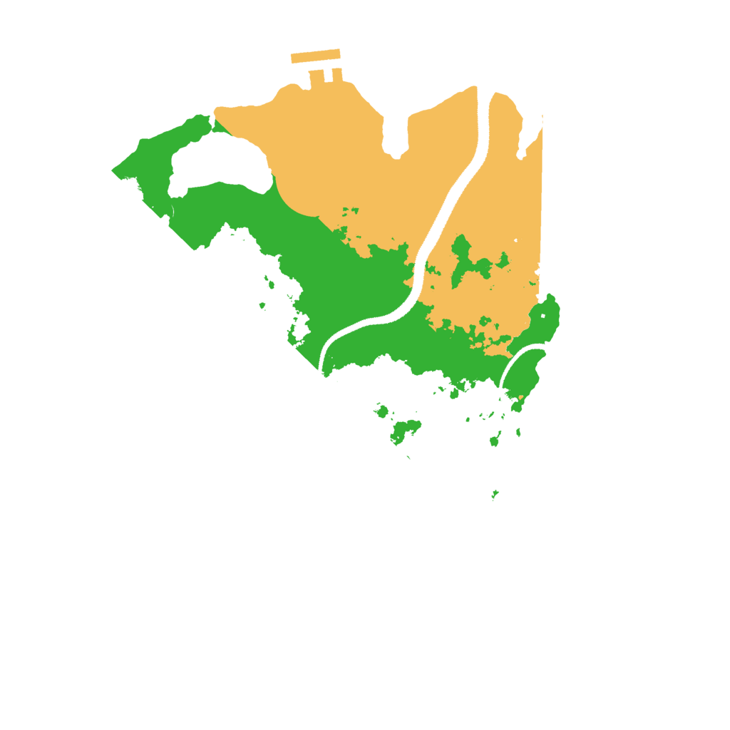 Biome Rust Map: Procedural Map, Size: 3000, Seed: 101
