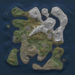 Thumbnail Rust Map: Procedural Map, Size: 3500, Seed: 856154, 19 Monuments