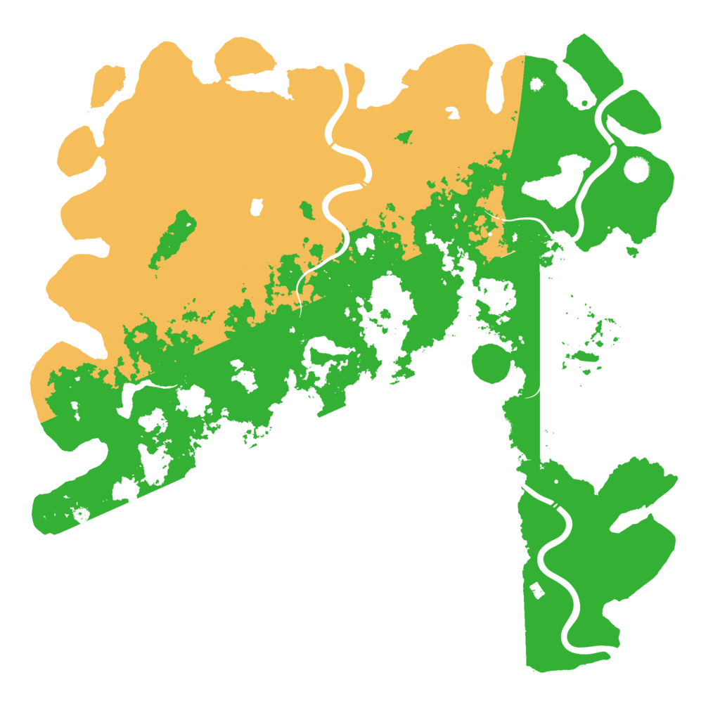 Biome Rust Map: Procedural Map, Size: 5000, Seed: 21541