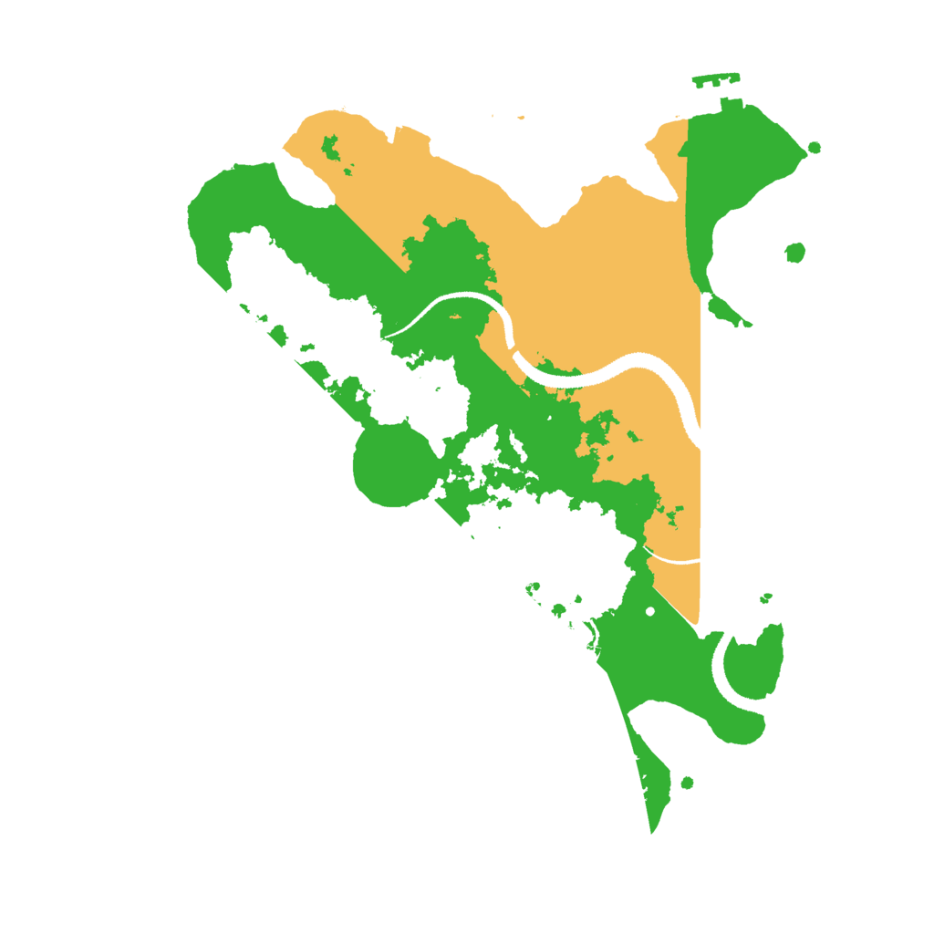 Biome Rust Map: Procedural Map, Size: 3000, Seed: 1189829348
