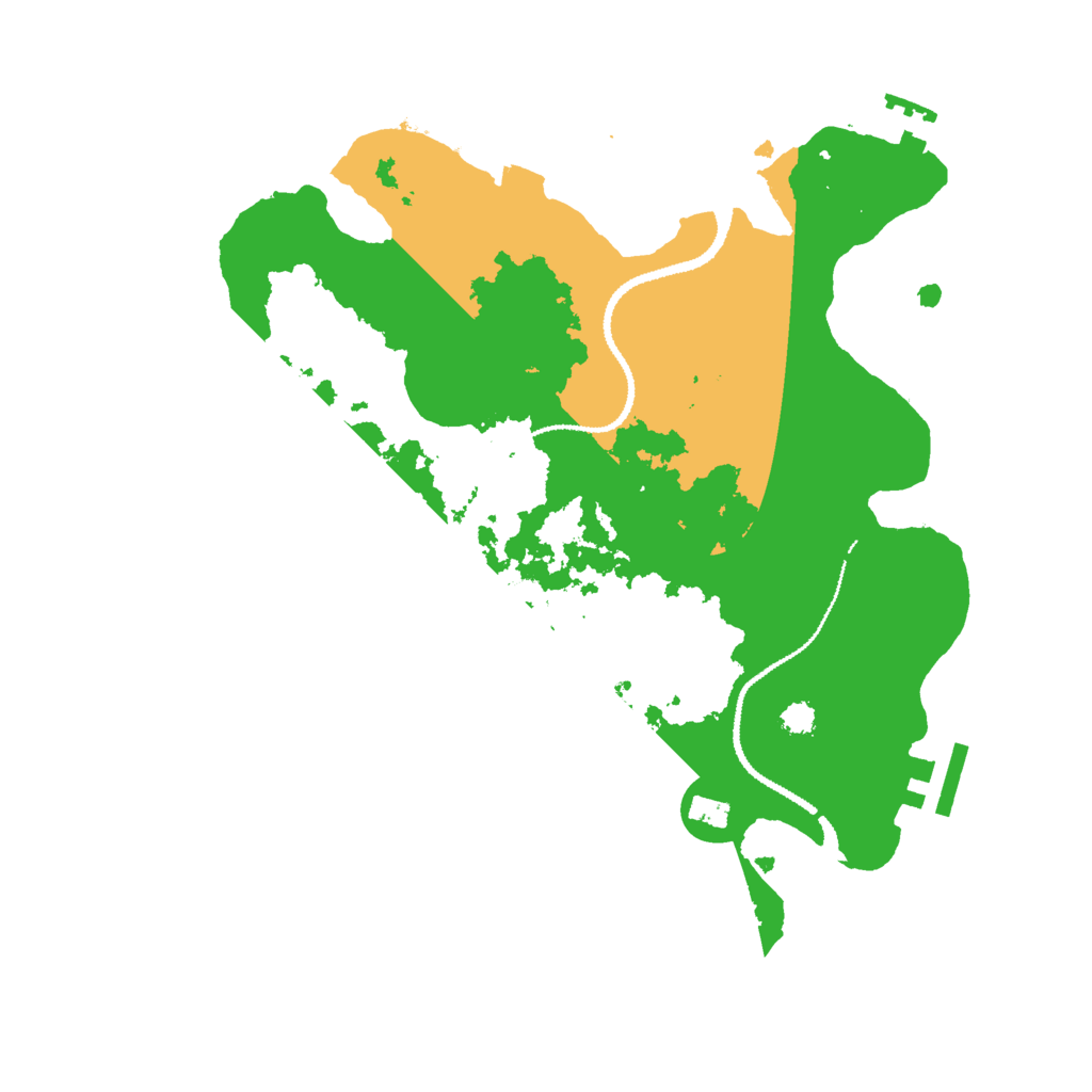 Biome Rust Map: Procedural Map, Size: 3000, Seed: 1189829348