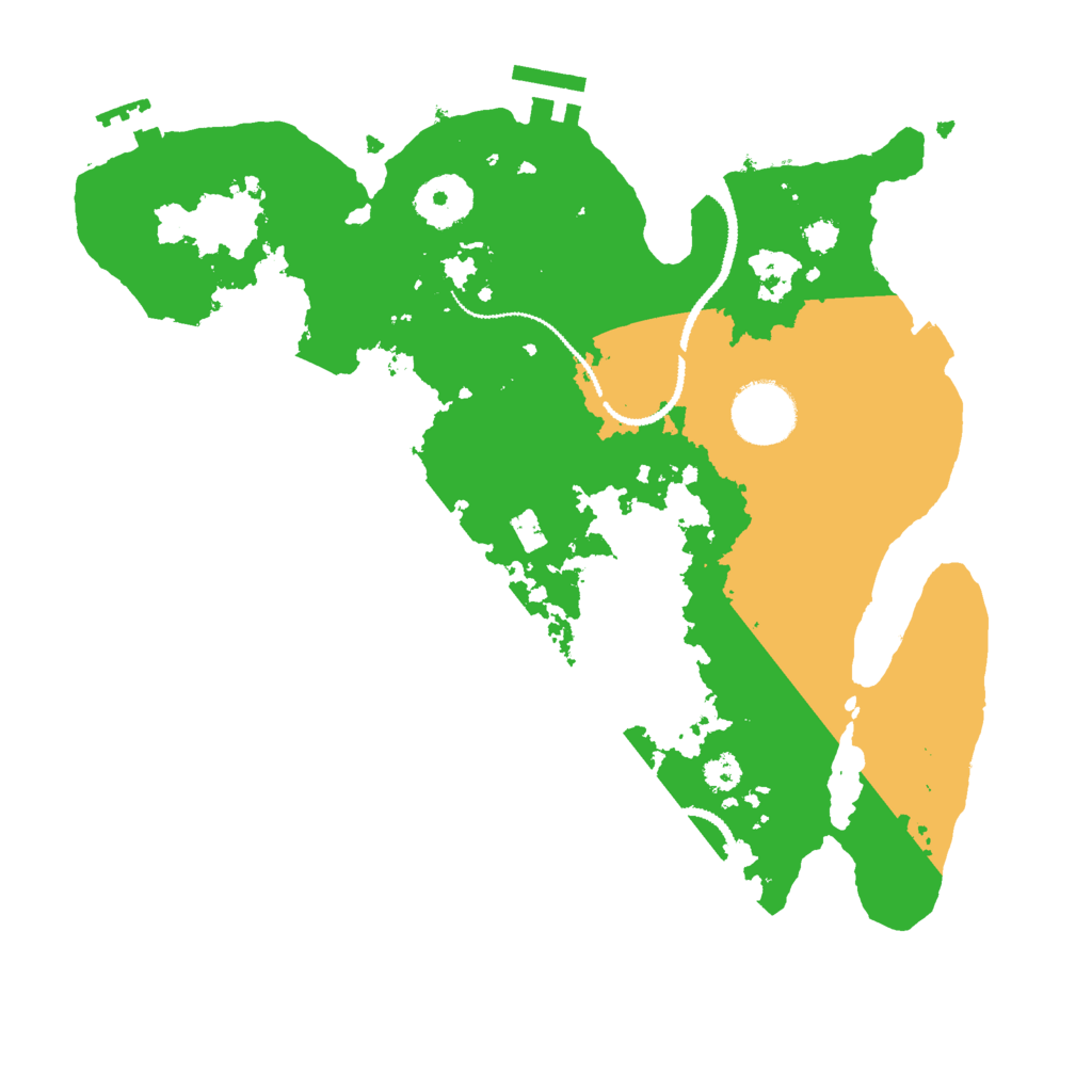 Biome Rust Map: Procedural Map, Size: 3000, Seed: 45467