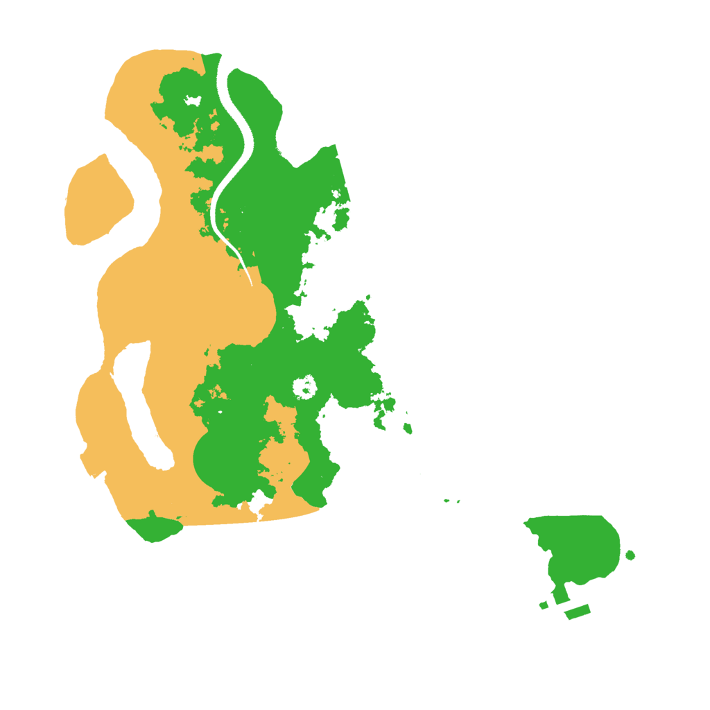 Biome Rust Map: Procedural Map, Size: 3000, Seed: 1664632413