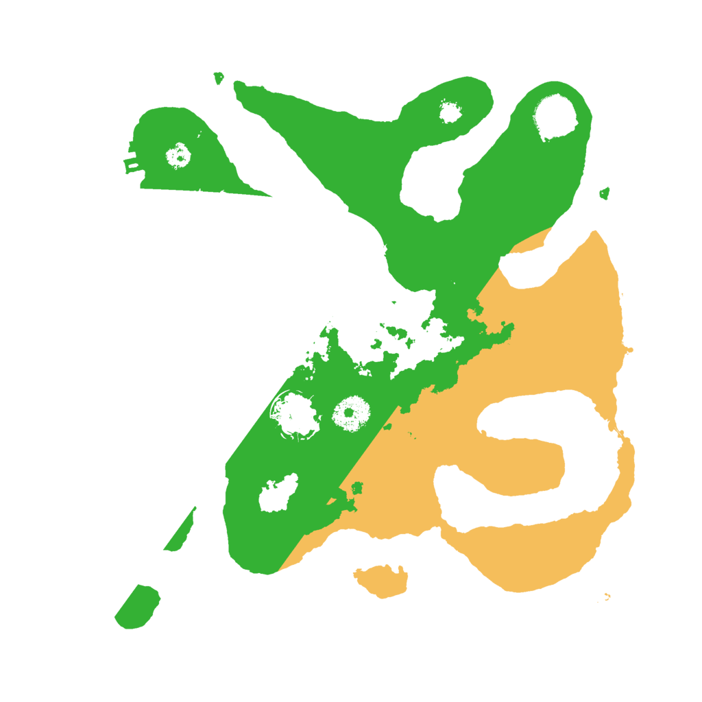 Biome Rust Map: Procedural Map, Size: 3000, Seed: 16961615