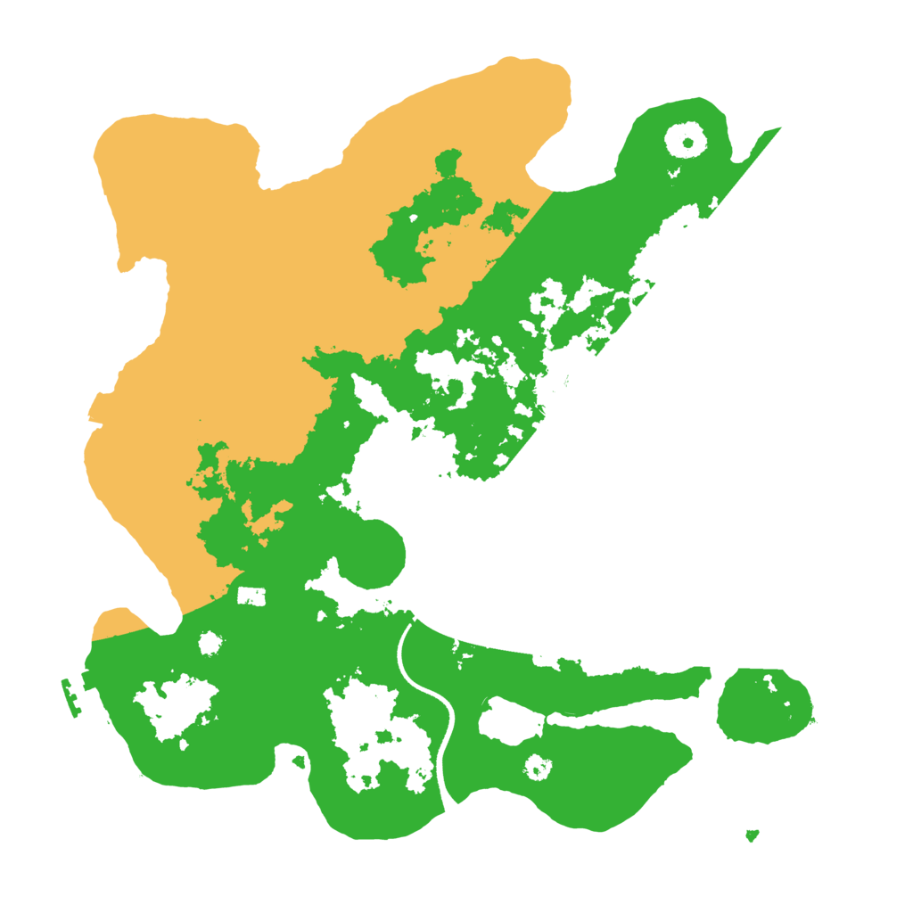 Biome Rust Map: Procedural Map, Size: 3500, Seed: 162303473