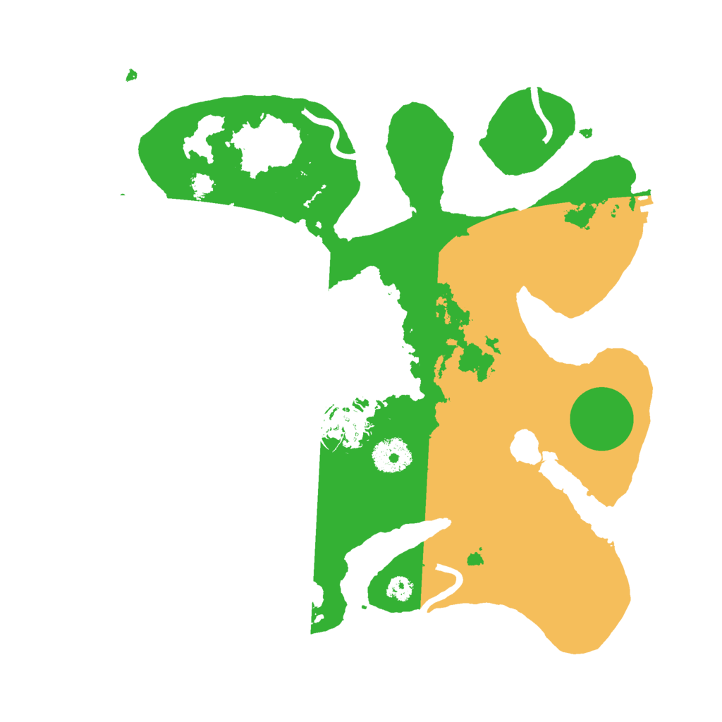 Biome Rust Map: Procedural Map, Size: 3000, Seed: 1791211832