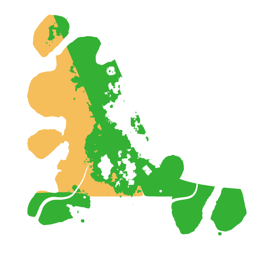 Biome Rust Map: Procedural Map, Size: 3000, Seed: 13666777