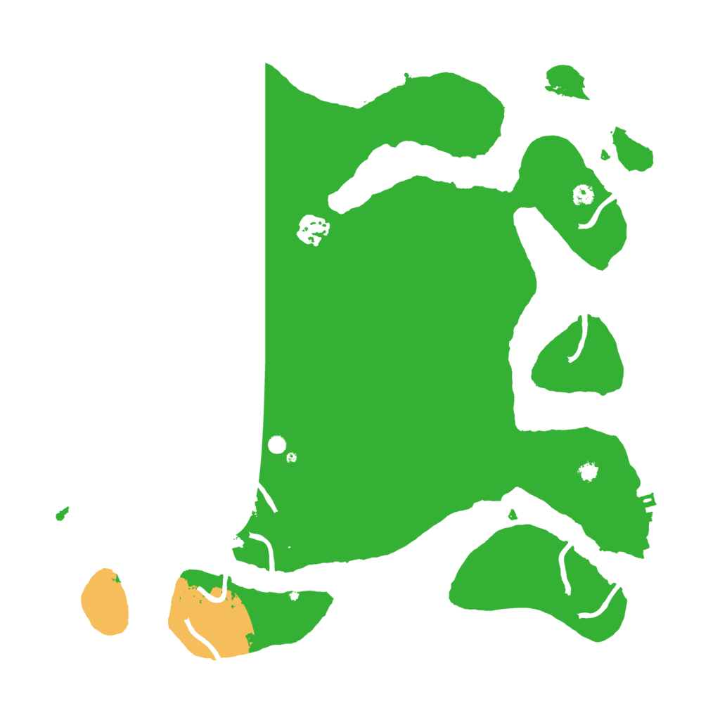 Biome Rust Map: Procedural Map, Size: 3500, Seed: 42605924