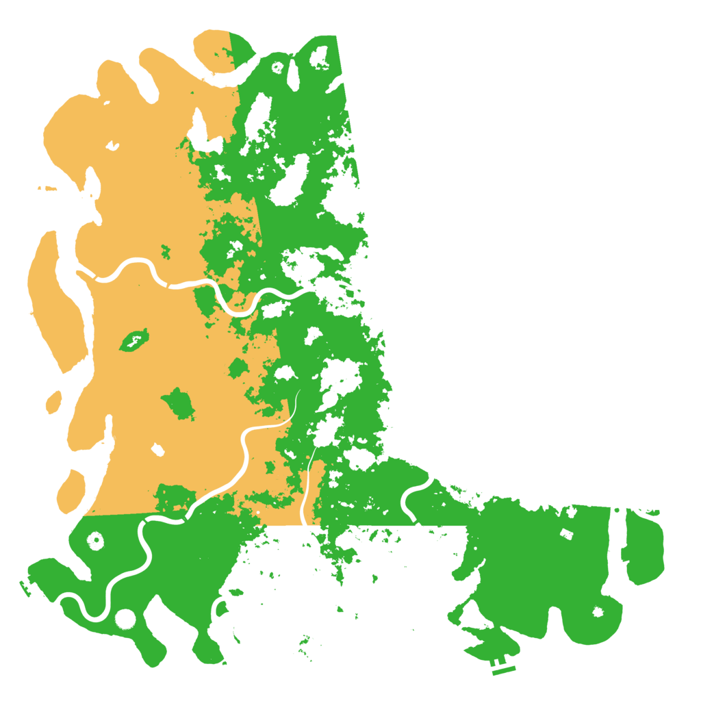 Biome Rust Map: Procedural Map, Size: 6000, Seed: 1030121603