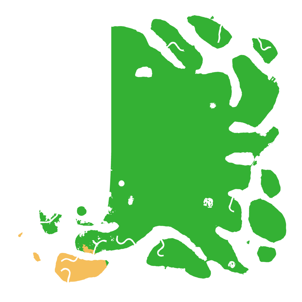 Biome Rust Map: Procedural Map, Size: 4500, Seed: 42605924