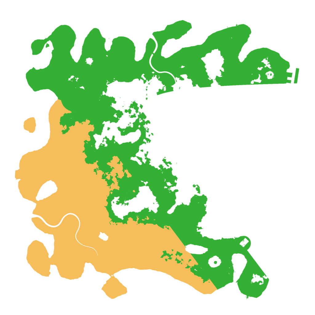Biome Rust Map: Procedural Map, Size: 4000, Seed: 40297206