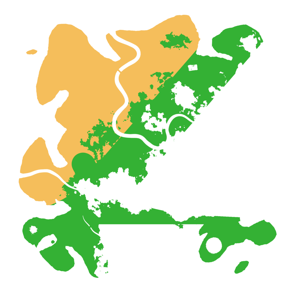 Biome Rust Map: Procedural Map, Size: 3500, Seed: 1576713519