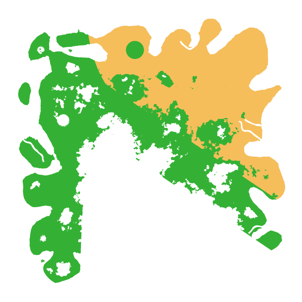 Biome Rust Map: Procedural Map, Size: 4444, Seed: 4444