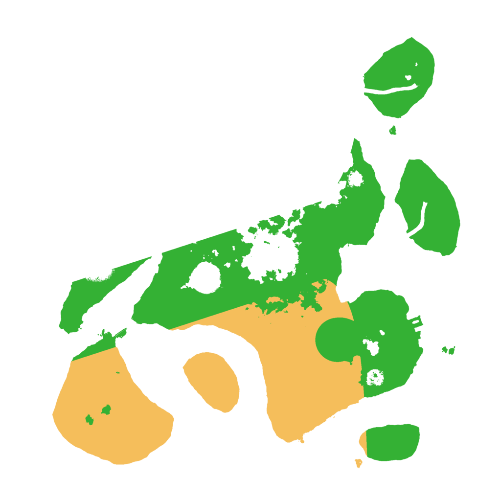 Biome Rust Map: Procedural Map, Size: 3000, Seed: 90812321