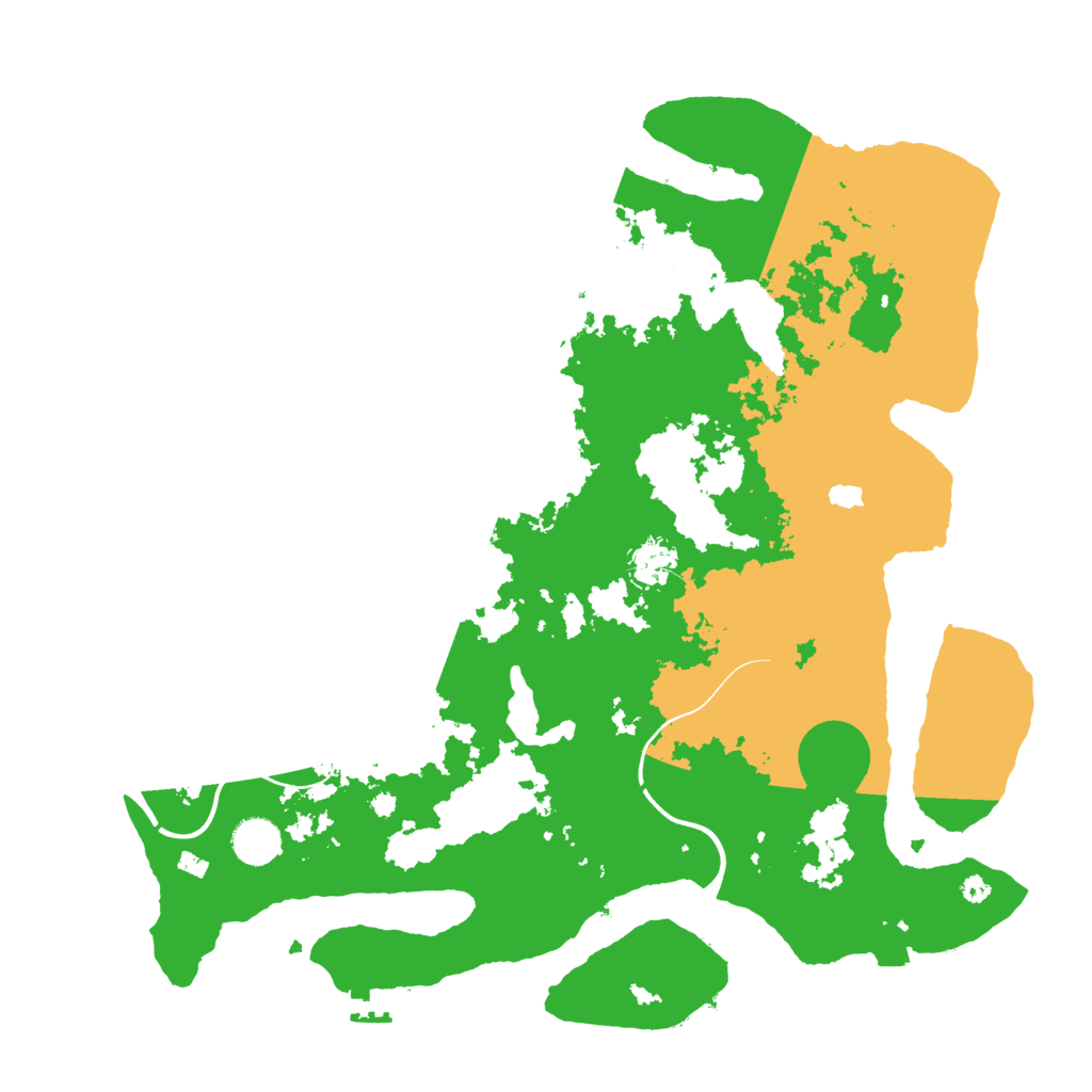 Biome Rust Map: Procedural Map, Size: 4000, Seed: 97458213