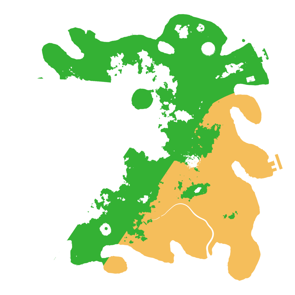 Biome Rust Map: Procedural Map, Size: 3850, Seed: 65123556