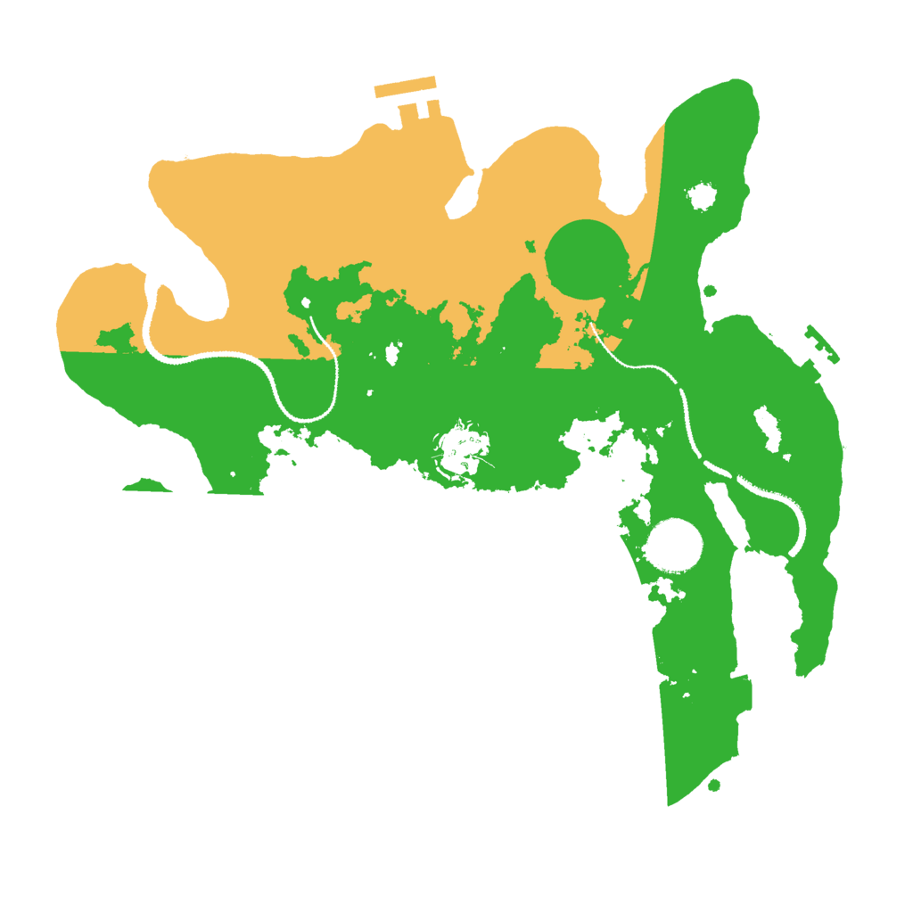 Biome Rust Map: Procedural Map, Size: 3000, Seed: 568320913