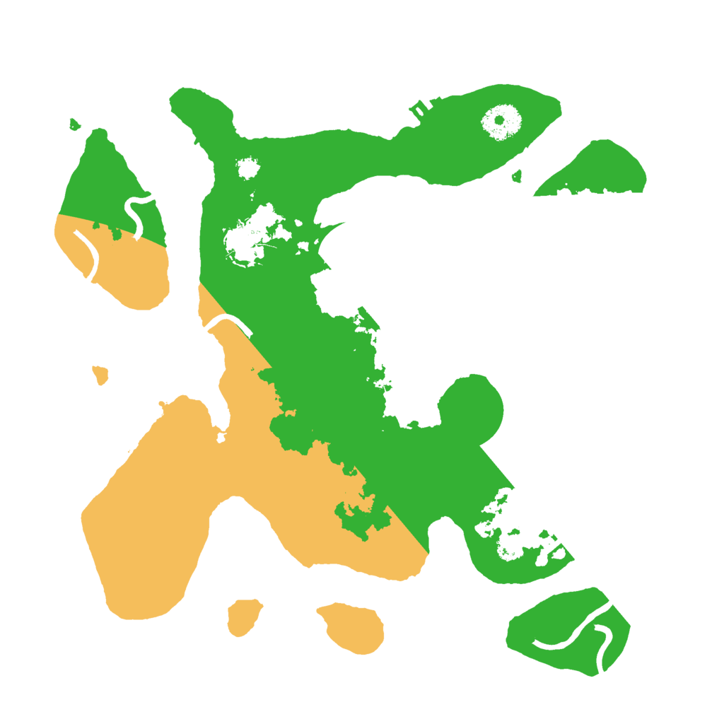 Biome Rust Map: Procedural Map, Size: 3000, Seed: 1058848627