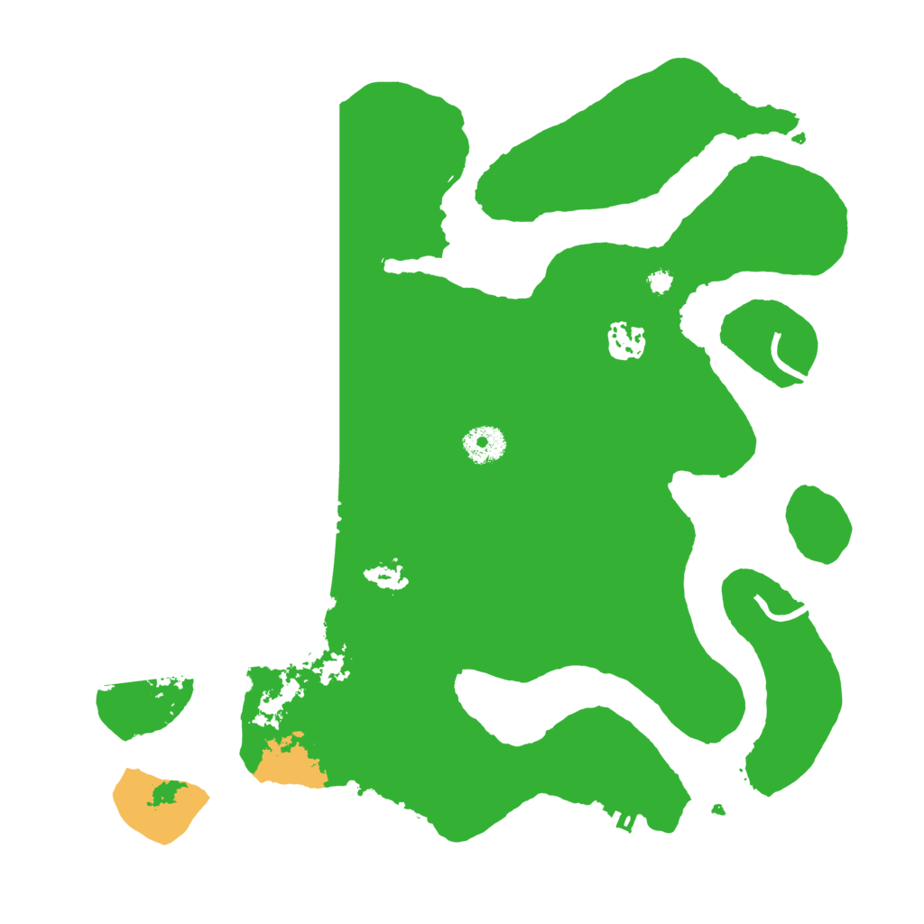 Biome Rust Map: Procedural Map, Size: 3500, Seed: 1175329911