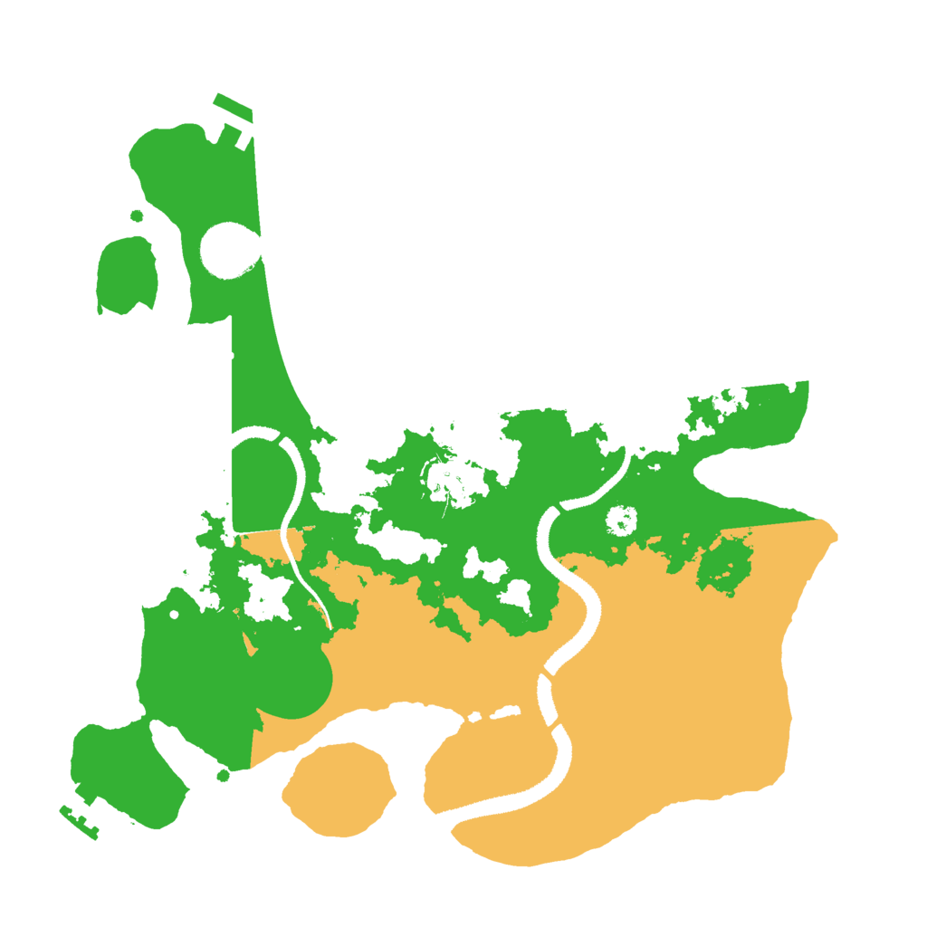 Biome Rust Map: Procedural Map, Size: 3000, Seed: 403981202