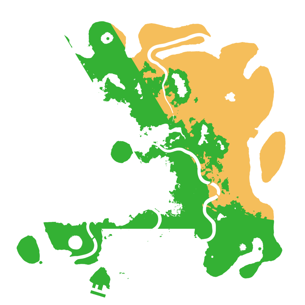 Biome Rust Map: Procedural Map, Size: 4000, Seed: 2352133
