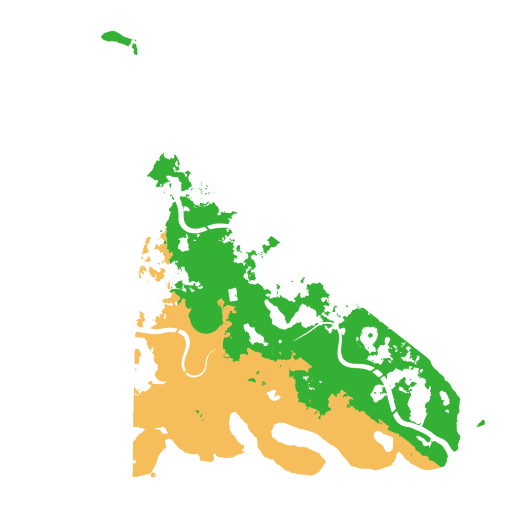 Biome Rust Map: Procedural Map, Size: 4300, Seed: 668