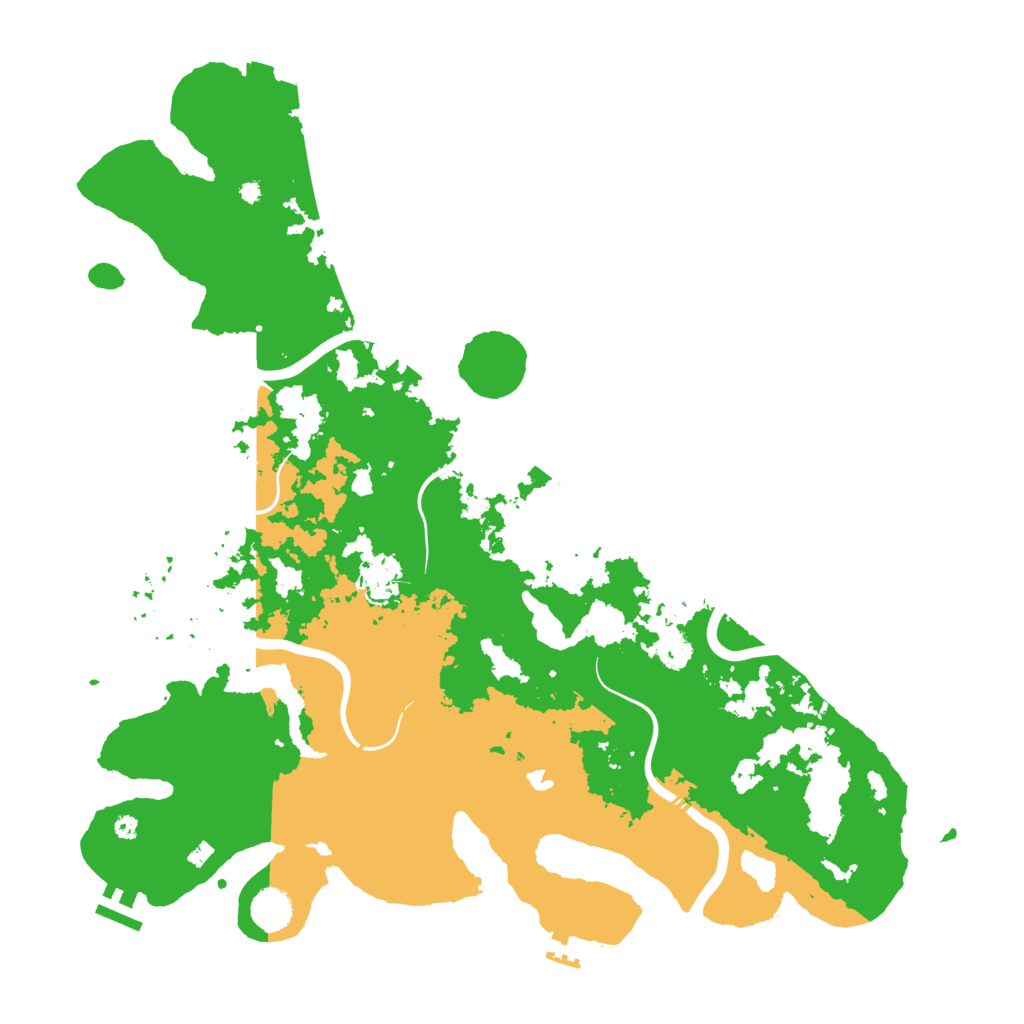 Biome Rust Map: Procedural Map, Size: 4300, Seed: 668