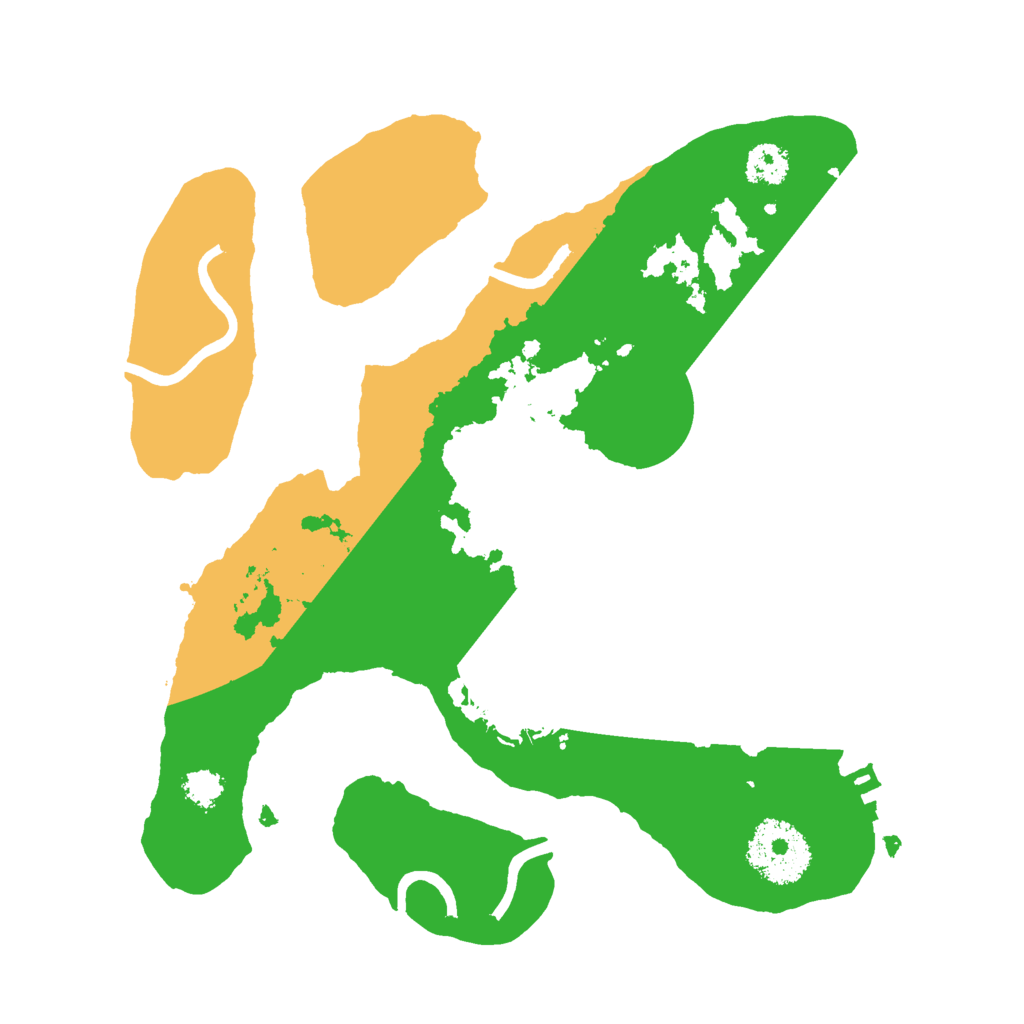 Biome Rust Map: Procedural Map, Size: 2500, Seed: 993738219