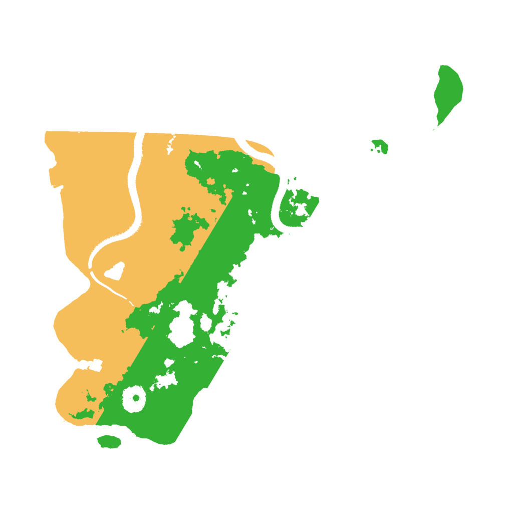 Biome Rust Map: Procedural Map, Size: 3000, Seed: 3650