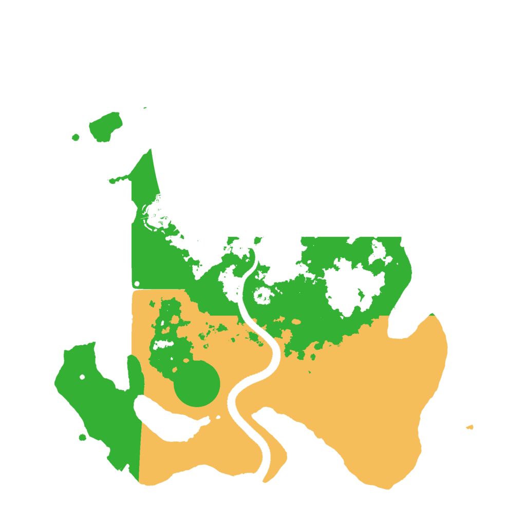 Biome Rust Map: Procedural Map, Size: 3000, Seed: 1118215549
