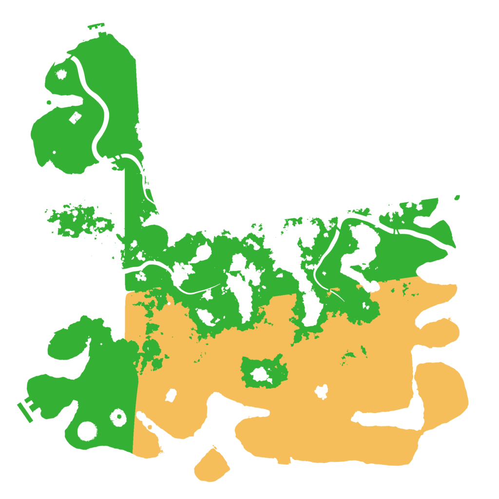 Biome Rust Map: Procedural Map, Size: 4500, Seed: 9274853