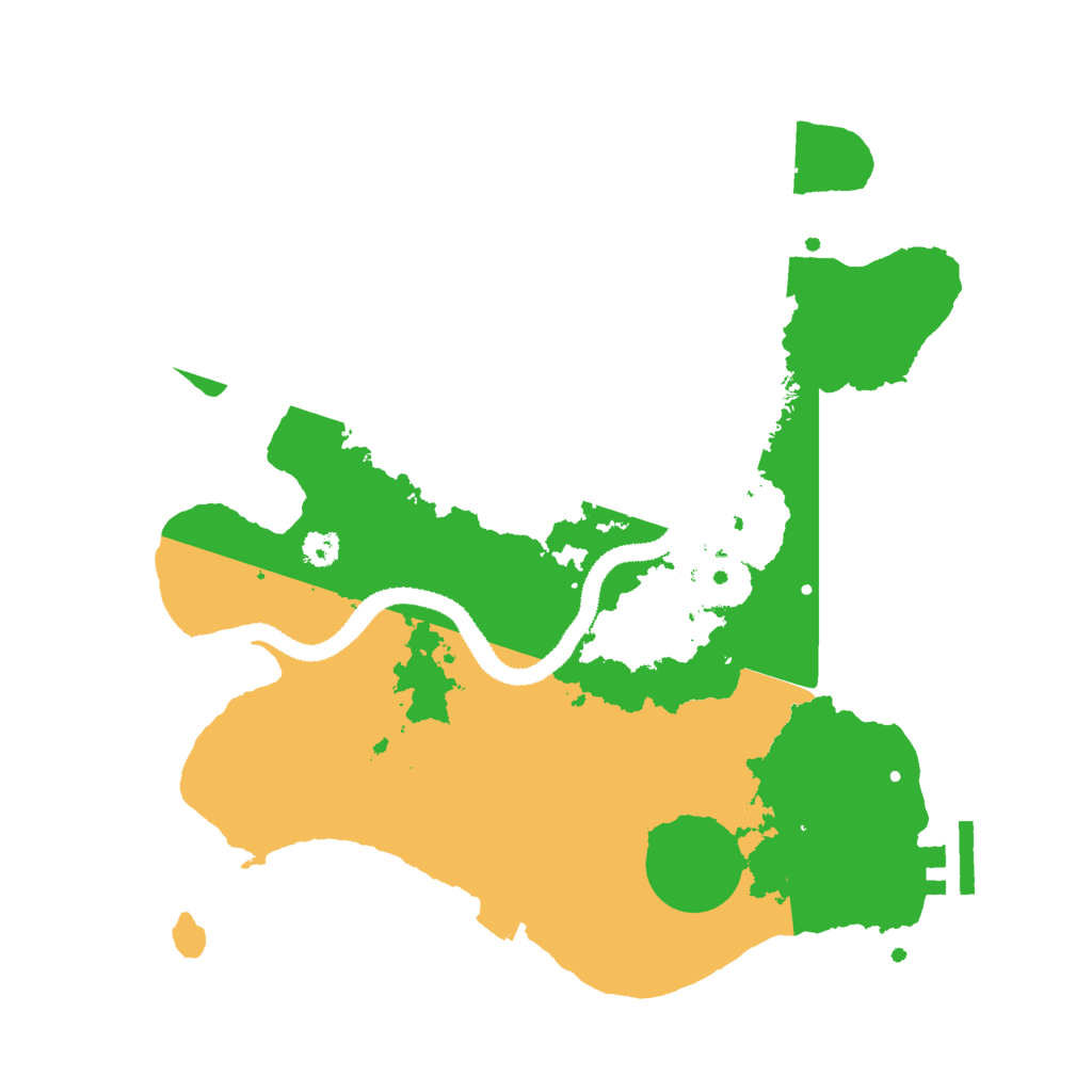 Biome Rust Map: Procedural Map, Size: 3000, Seed: 1615