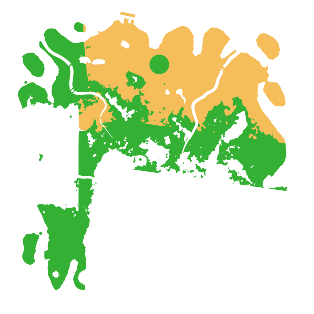 Biome Rust Map: Procedural Map, Size: 4250, Seed: 131255