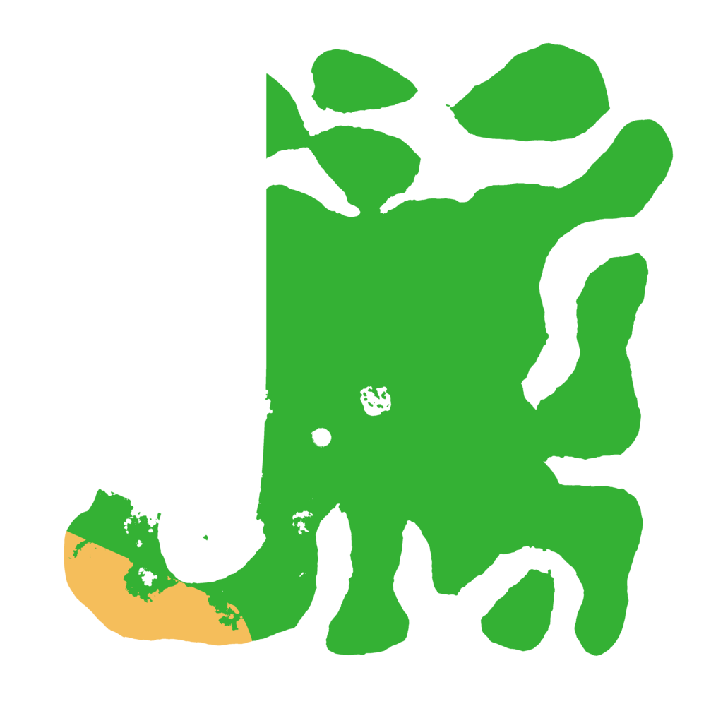 Biome Rust Map: Barren, Size: 3500, Seed: 211529311