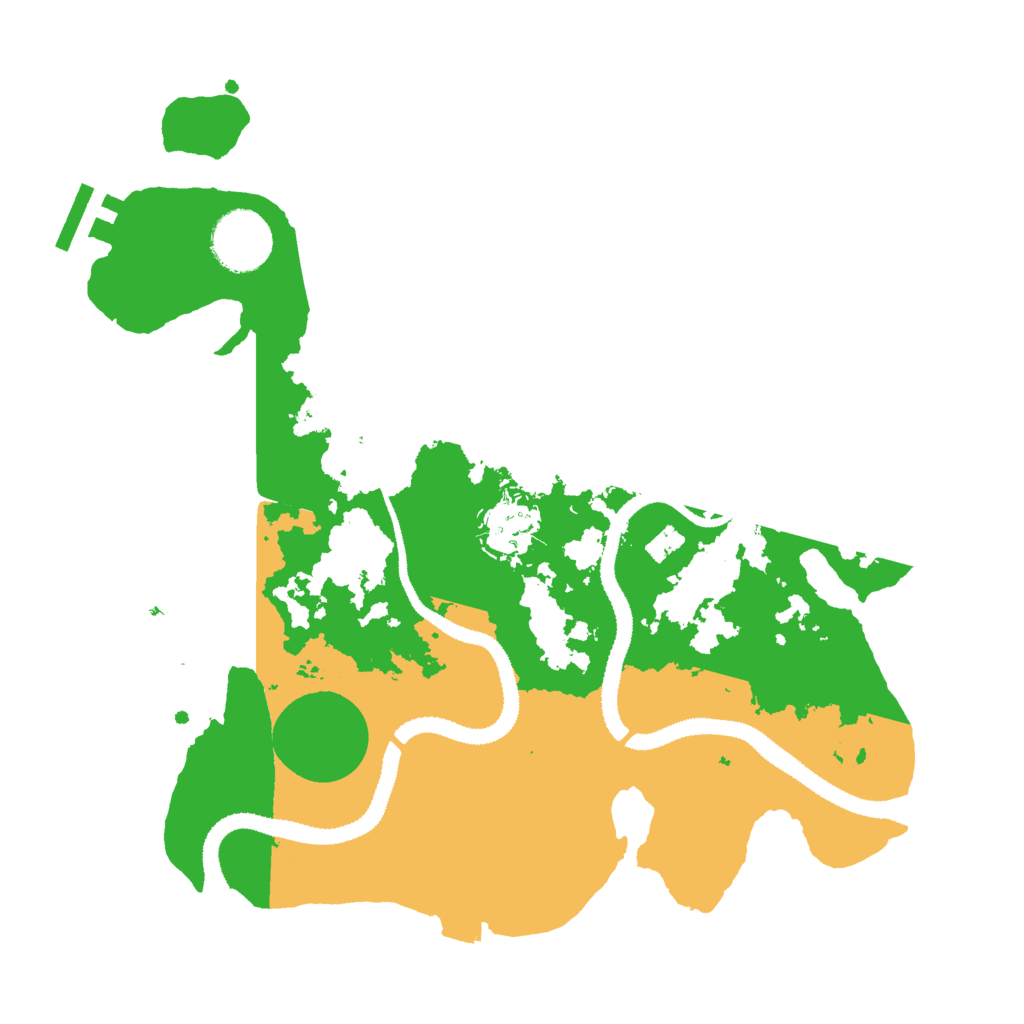 Biome Rust Map: Procedural Map, Size: 3000, Seed: 122