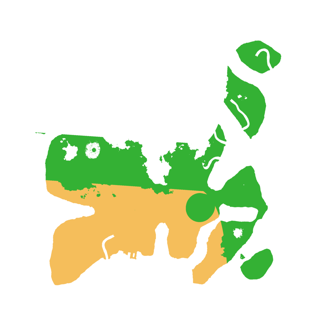 Biome Rust Map: Procedural Map, Size: 3000, Seed: 16071998