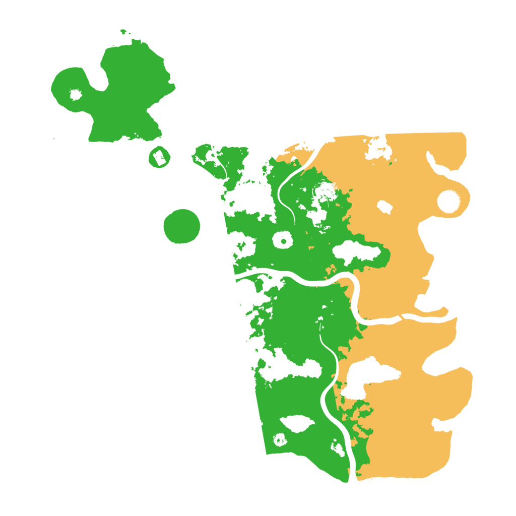 Biome Rust Map: Procedural Map, Size: 4000, Seed: 349637415