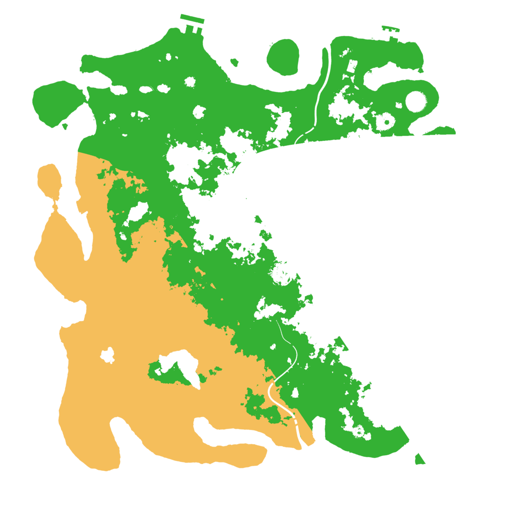 Biome Rust Map: Procedural Map, Size: 4250, Seed: 1262784921