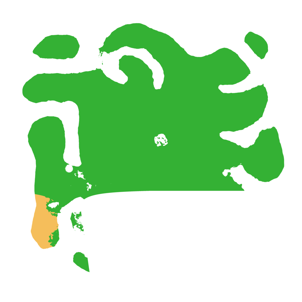 Biome Rust Map: Barren, Size: 3500, Seed: 1274958571