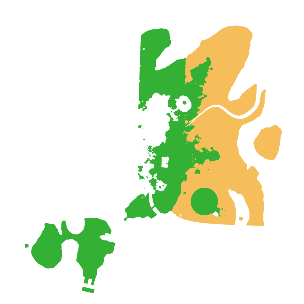 Biome Rust Map: Procedural Map, Size: 3000, Seed: 324324