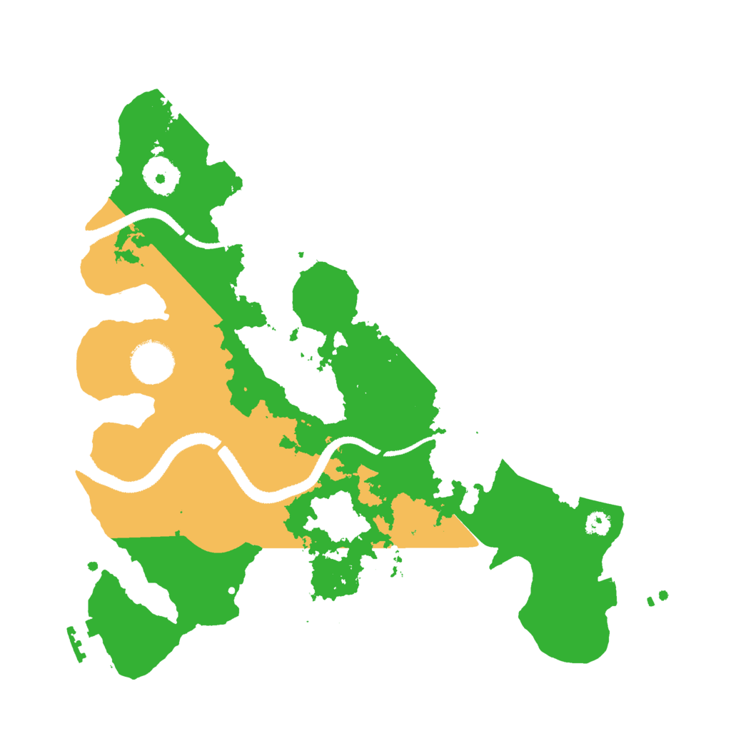 Biome Rust Map: Procedural Map, Size: 3000, Seed: 84347